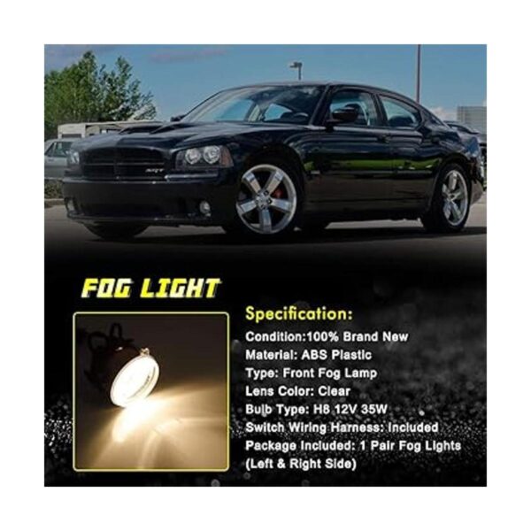Luces antiniebla para Dodge Caravan Challenger Cargador_3