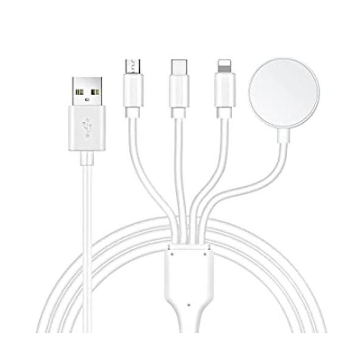 Cable de carga 4 en 1 para reloj y teléfono cable de