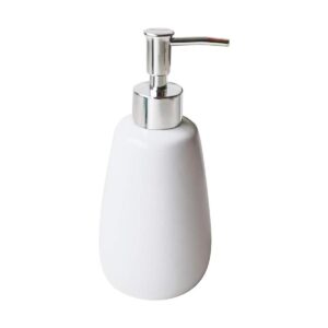 TOOZFO Dispensador de jabón de manos blanco botellas de_1