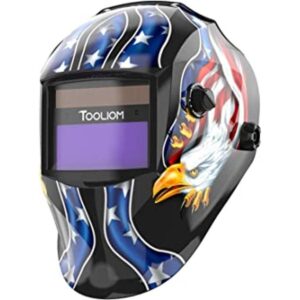 Tooliom Casco de soldadura de color verdadero_1