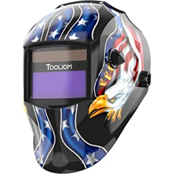 Tooliom Casco de soldadura de color verdadero_1