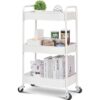 TOOLF Carrito rodante de 3 niveles carrito utilitario de_1