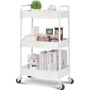 TOOLF Carrito rodante de 3 niveles carrito utilitario de_1