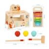 TOOKYLAND Juguetes de madera de banco de libras y grifos_2