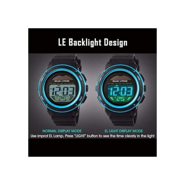TOOCAT Reloj de pulsera para niños con energía solar_5