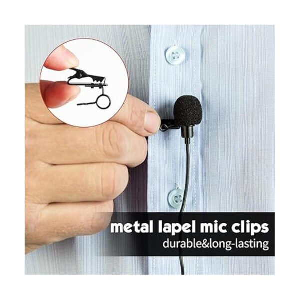 Juego de 36 clips de solapa para micrófono 18 piezas