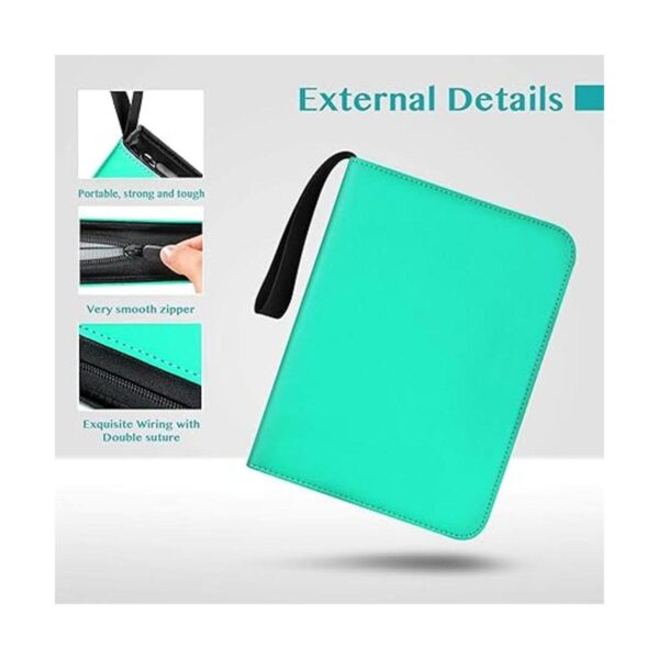 Carpeta de 9 bolsillos con 900 tarjetas compatible con_3