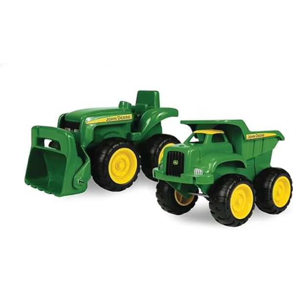 John Deere Sandbox Toys Camión volquete y tractor de