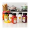Tomnk 48 botellas de jugo de plástico de 4 onzas con tapas_5