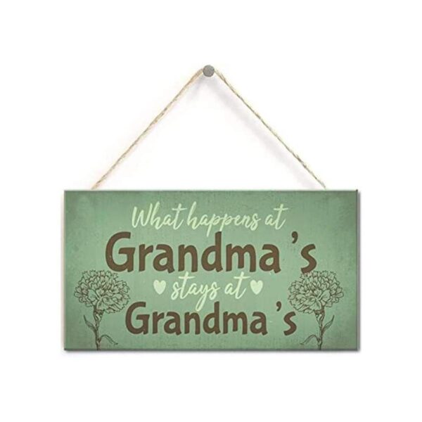 TOMATO FANQIE What Happens at Grandmas Wood Signs Gifts_1