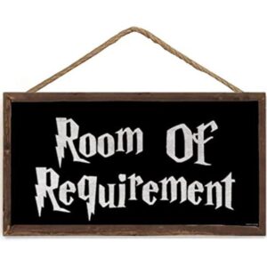 Room of Requirement Wizardry Placa colgante mágica para_1
