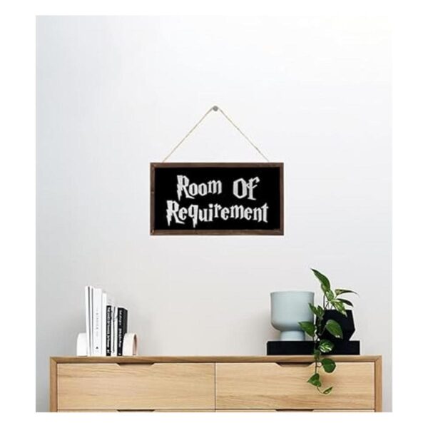Room of Requirement Wizardry Placa colgante mágica para_5