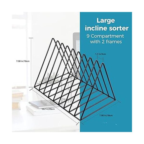 Organizador de papel para escritorio paquete de 2