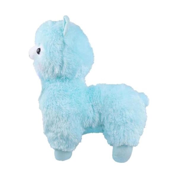 TOLLION Cuddly Juguete de cordero de llama de alpaca azul_3