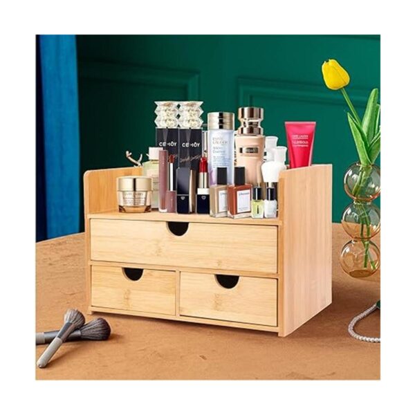 Pequeños organizadores de maquillaje y almacenamiento para