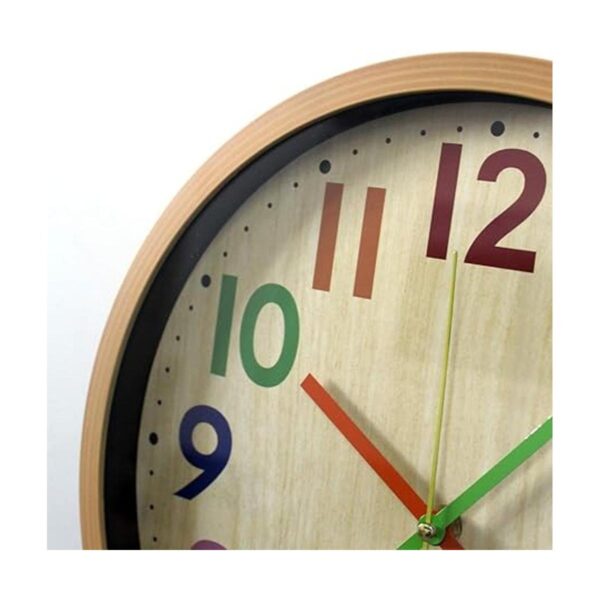 Reloj de pared 12 pulgadas fácil de leer silencioso