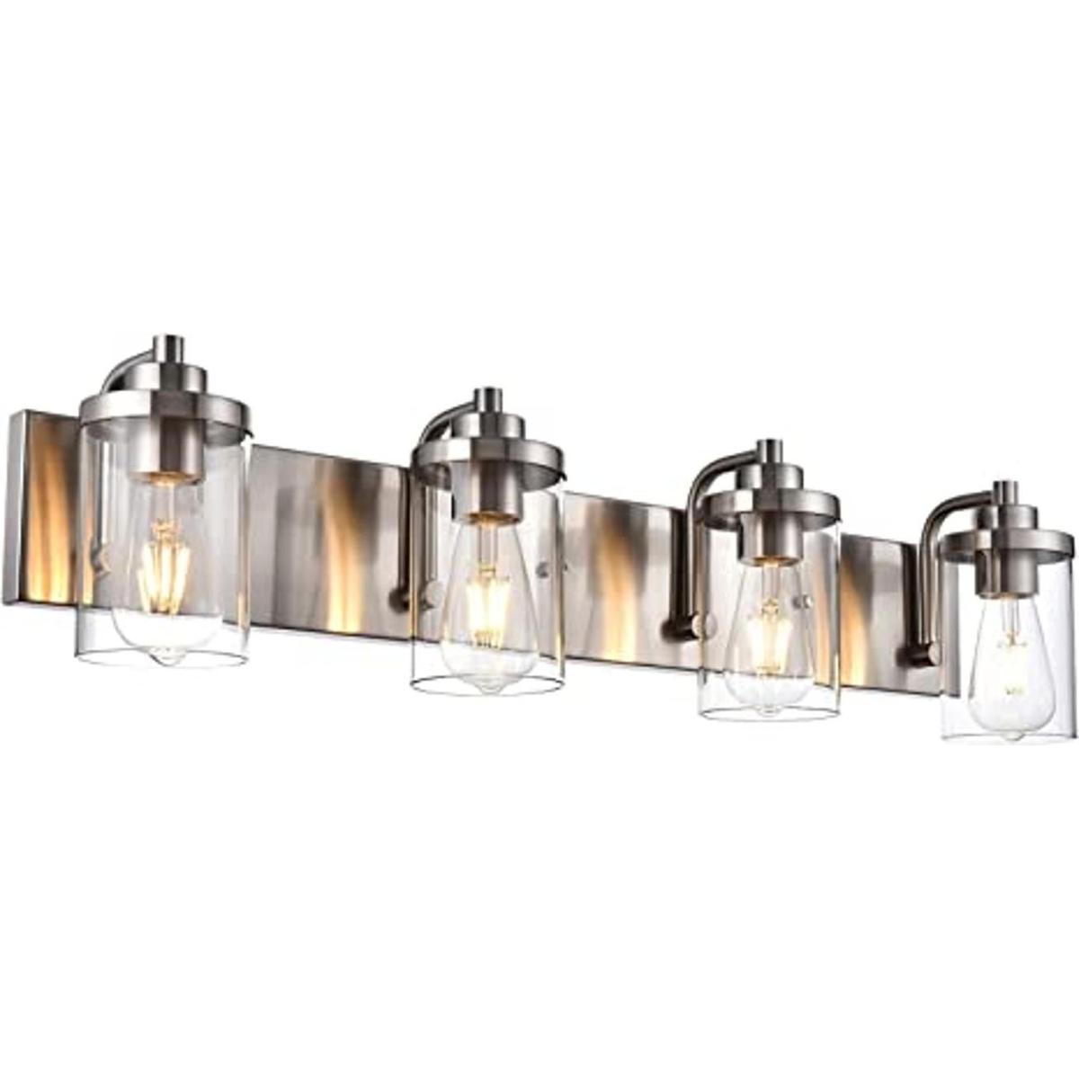 TODOLUZ Accesorios de iluminación de tocador de 4 luces