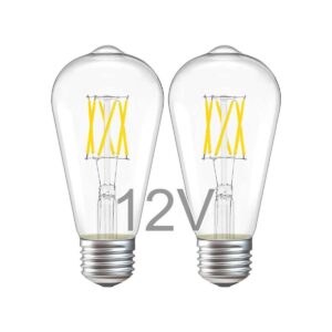 Bombilla Edison de 12 V 6 W E26 12 voltios LED luz diurna_1