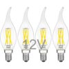 Bombilla LED de bajo voltaje de 12 V 24 V con base E12_1