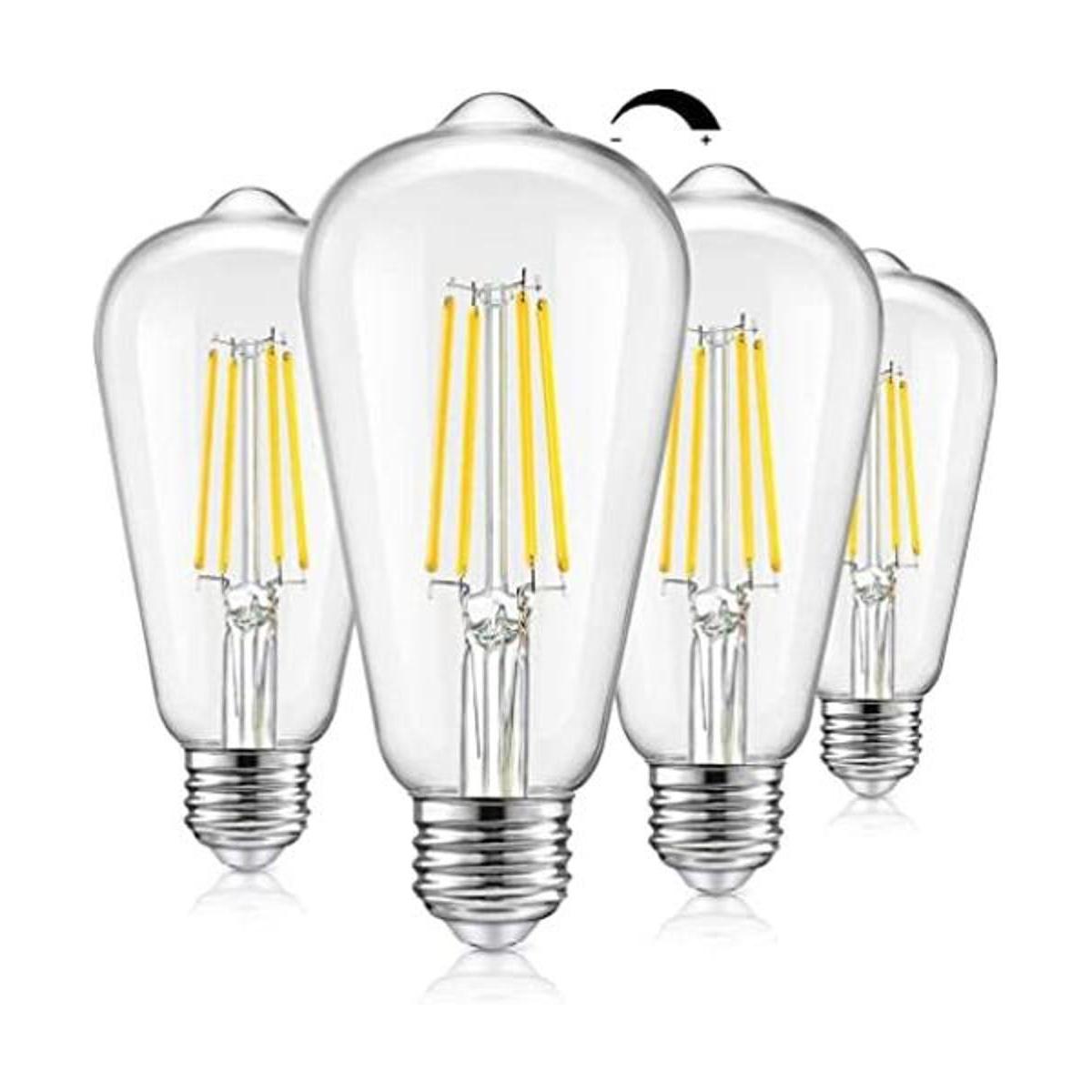 Bombillas LED vintage Edison regulables de 100 W