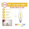 Bombilla LED de candelabro de 12 V equivalente a 40 W_2