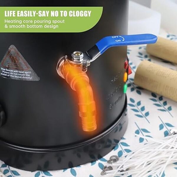 Moldeador de cera para hacer velas horno de fusión de_4