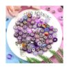 TOAOB 50 piezas de cuentas de cristal europeas de Lampwork