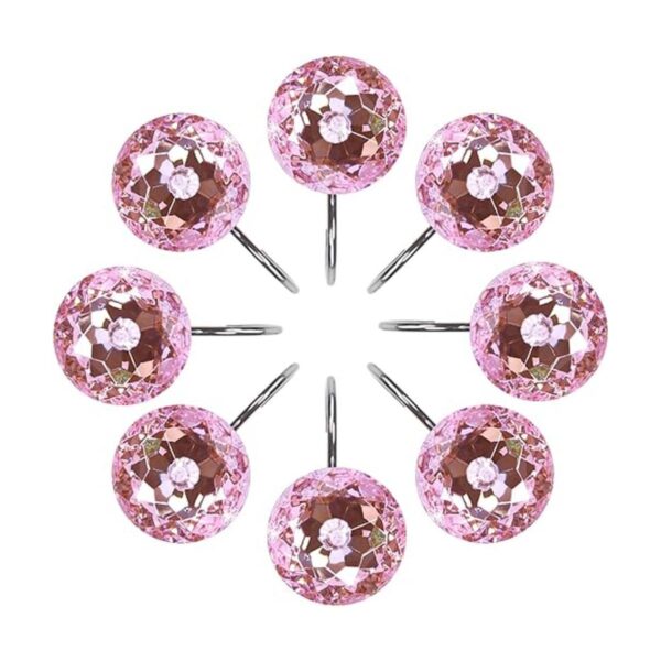 TOAOB 12 ganchos decorativos para cortina de ducha con
