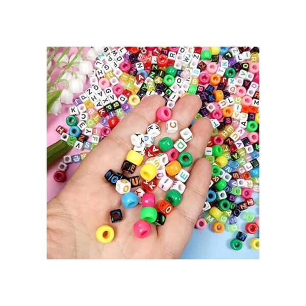TOAOB 1200 cuentas de letras para pulseras 4 colores_4