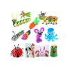 TOAOB 210pcs Plastic Googly Eyes with Eyelashes Wiggle