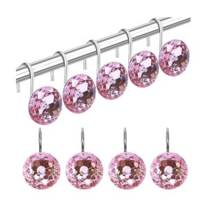 TOAOB 12 ganchos decorativos para cortina de ducha con