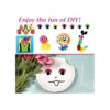TOAOB 210pcs Plastic Googly Eyes with Eyelashes Wiggle