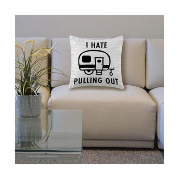 I Hate Fundas de almohada de 18 x 18 pulgadas fundas de_2