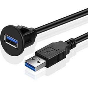 TNP Cable de montaje empotrado USB 3.0 con hebilla panel_1