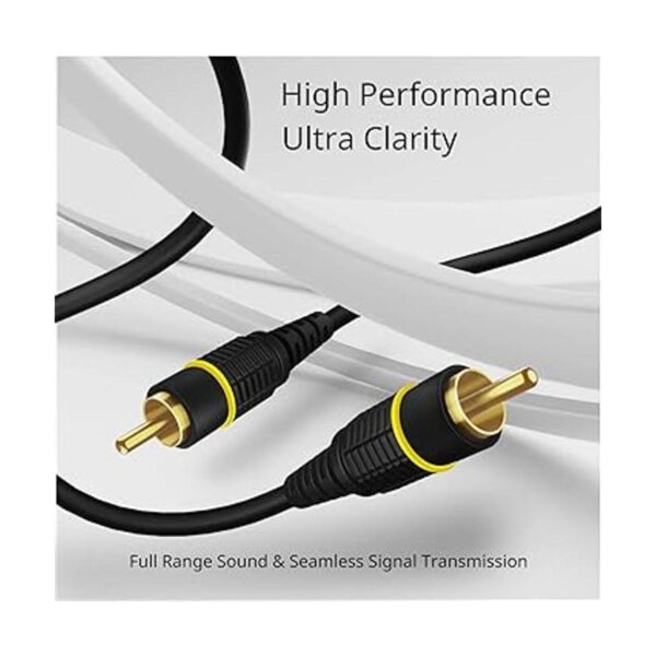 Subwoofer SPDIF Cable de video compuesto RCA coaxial_2