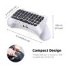 TNP Teclado controlador para PS5 Playstation 5 controlador