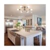 TMMAYSUN Candelabros de cocina y comedor 6 luces de techo_3