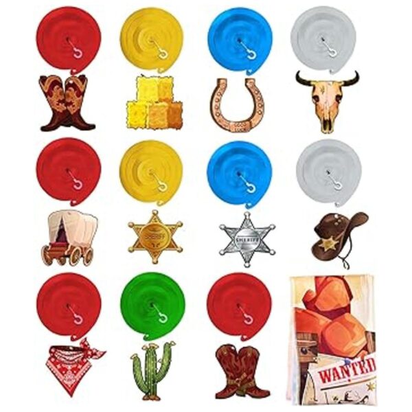 TMCCE Decoración de fiesta de vaquero occidental diseño_5