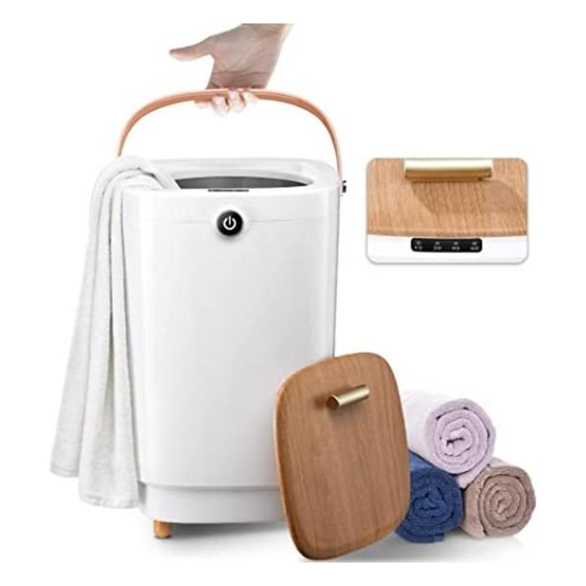 TMWINGS Calentadores de toallas para cubo de baño toalla