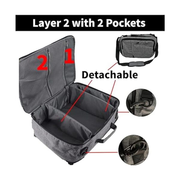 TLZC 30L Flight Approved Weekender CarryOn Mochila de
