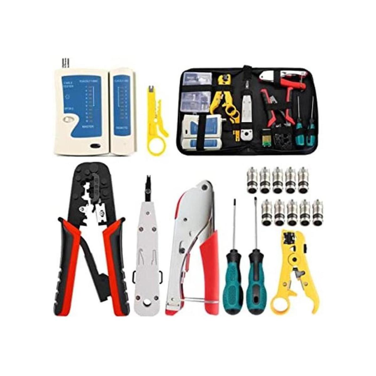 TLS.eagle Kit de herramientas de red profesional Coax