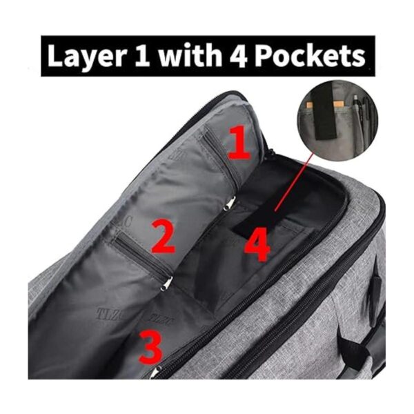 TLZC 30L Flight Approved Weekender CarryOn Mochila de