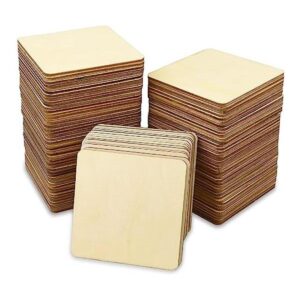 TKOnline 100 piezas de madera sin terminar 3 x 3
