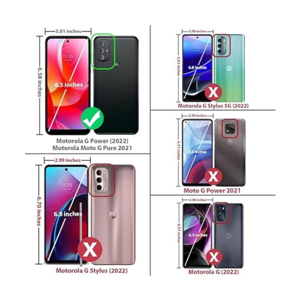 TJS Funda compatible con Motorola Moto G Pure 2021 funda_2