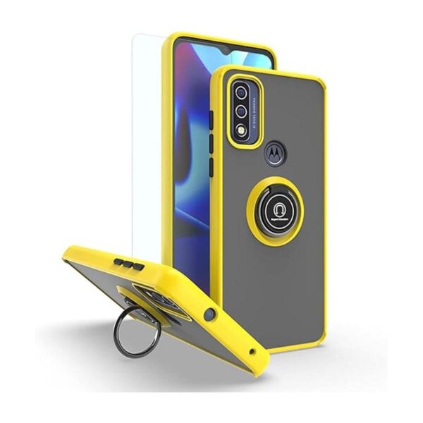 TJS Funda compatible con Motorola Moto G Pure 2021 con_1