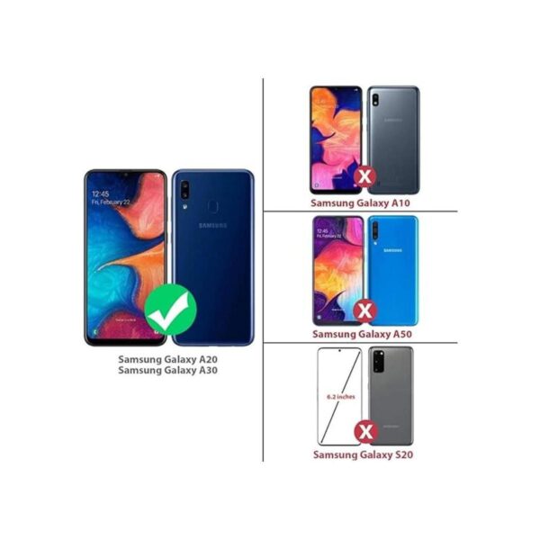TJS Carcasa para Samsung Galaxy A20Galaxy A30 protector_2