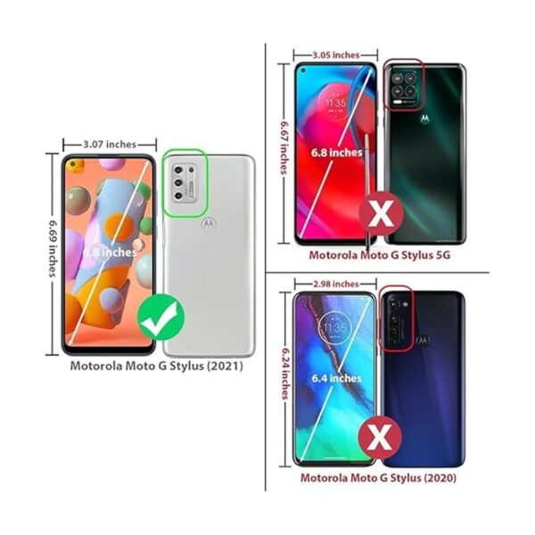 TJS Funda compatible con Motorola Moto G Stylus 2021 con_2