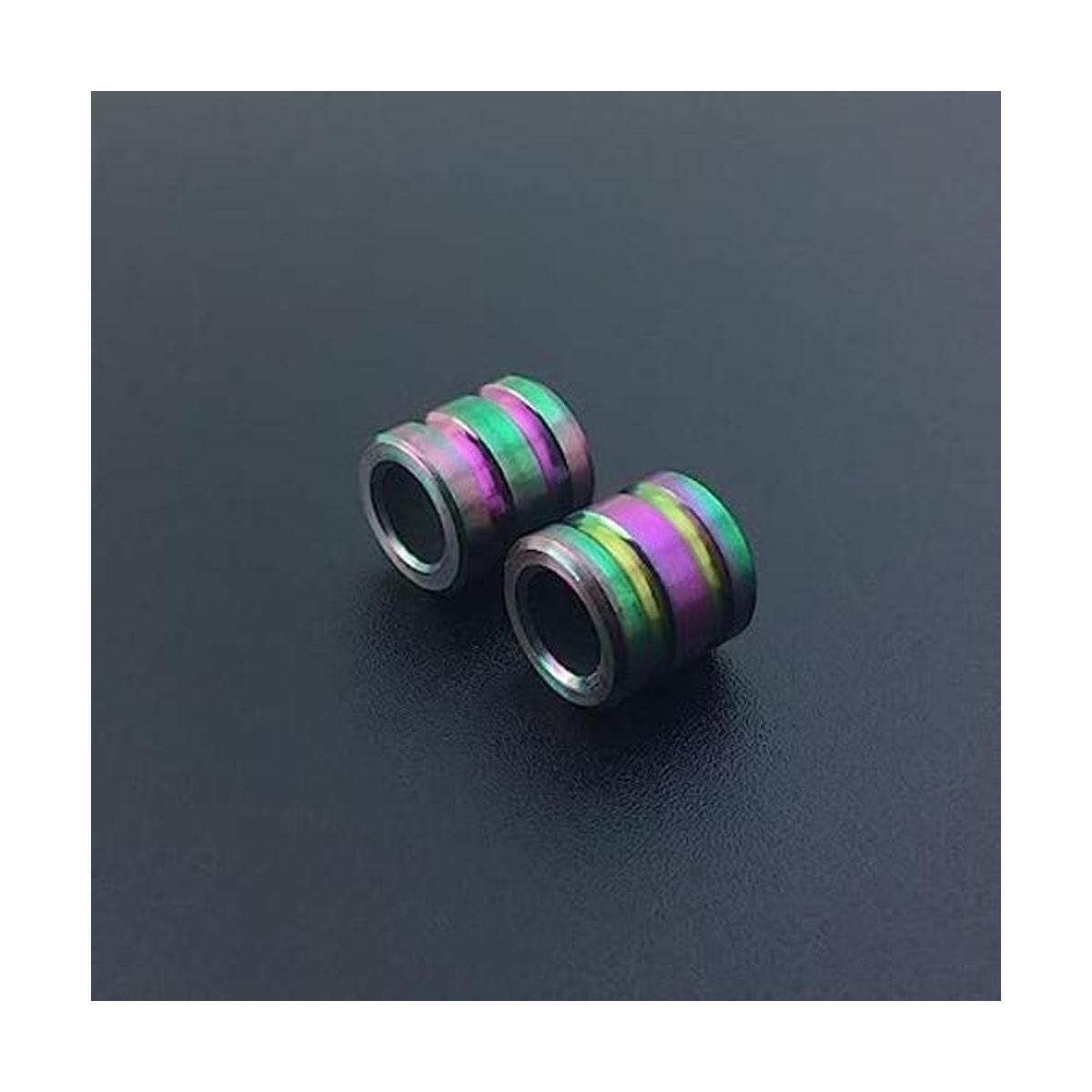 TITINK titanio Ti cuchillo Lanyard Bead EDC 550 Paracord