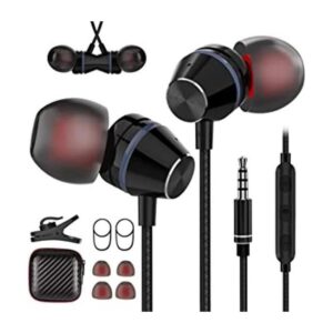 TITACUTE Auriculares magnéticos con cable de 0.138 in para
