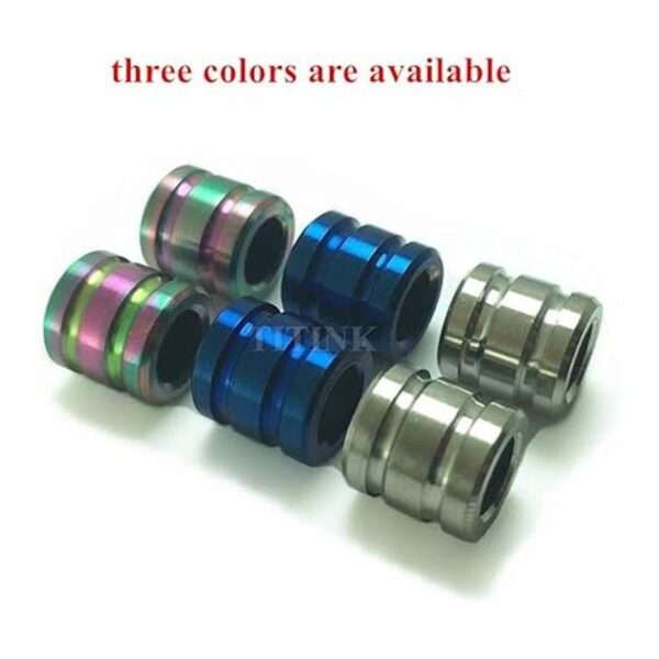 TITINK titanio Ti cuchillo Lanyard Bead EDC 550 Paracord